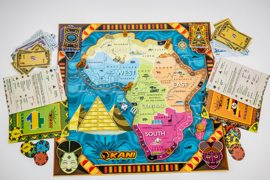 Okani Africa Board Game V1. 4-in-1